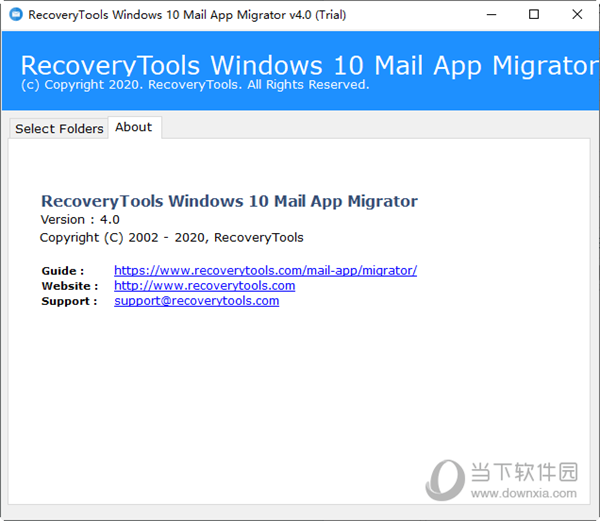 RecoveryTools Windows 10 Mail App Migrator
