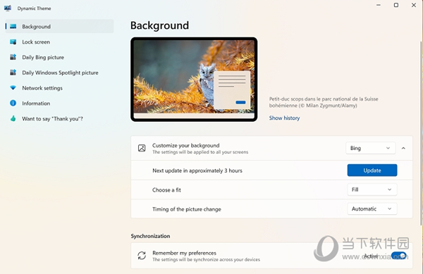 Dynamic Theme