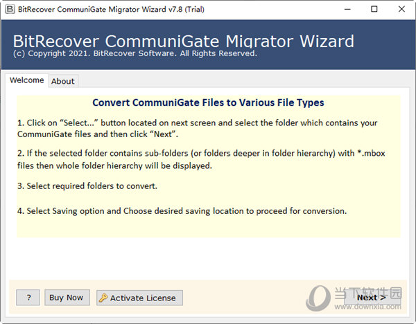 BitRecover CommuniGate Migrator Wizard