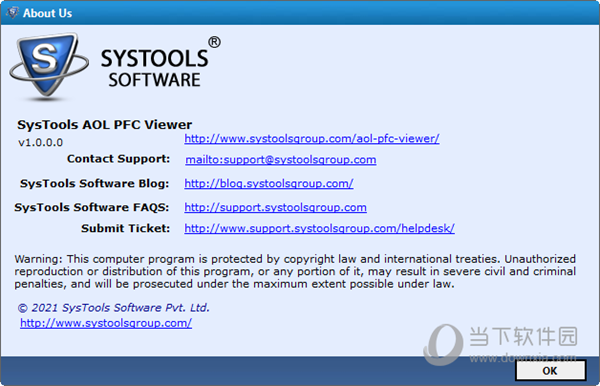 SysTools AOL PFC Viewer