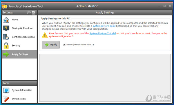 FrontFace Lockdown Tool