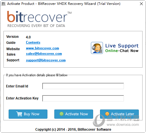 BitRecover VHDX Recovery Wizard