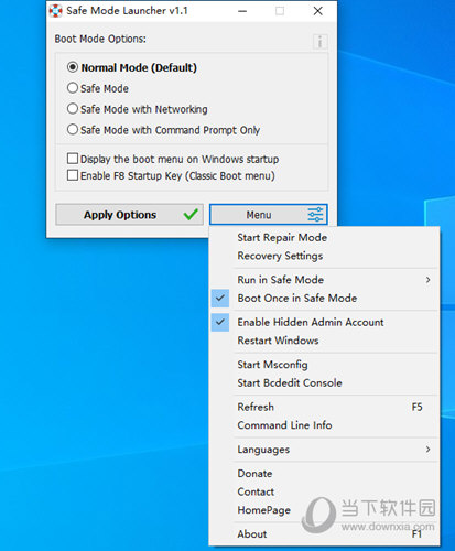 Safe Mode Launcher