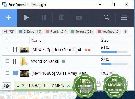 Free Download Manager插件