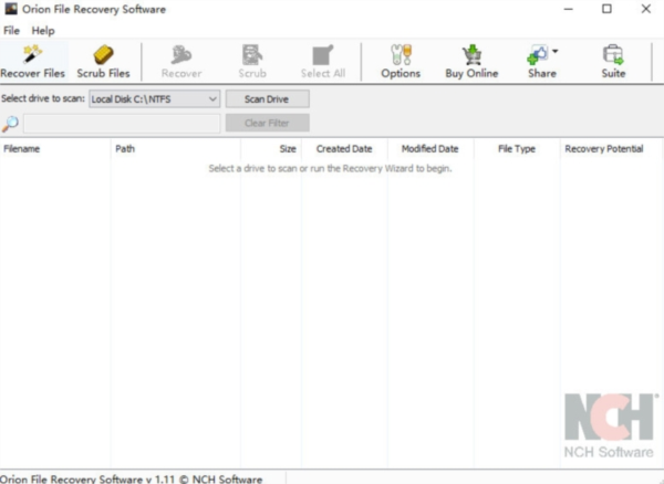Orion File Recovery