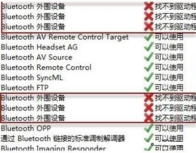 Win7bluetooth外围设备驱动