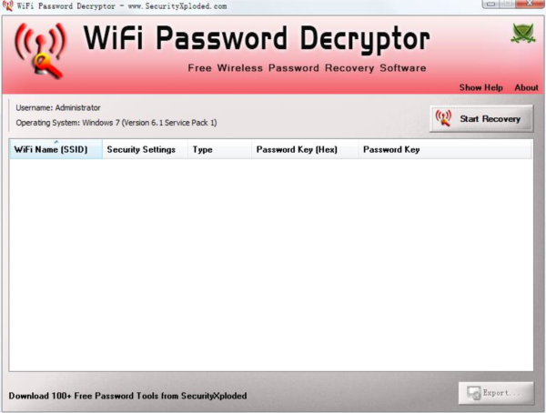 WiFiPasswordDecryptor