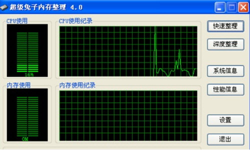 超级兔子内存整理软件