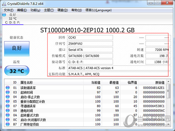 CrystalDiskInfo 