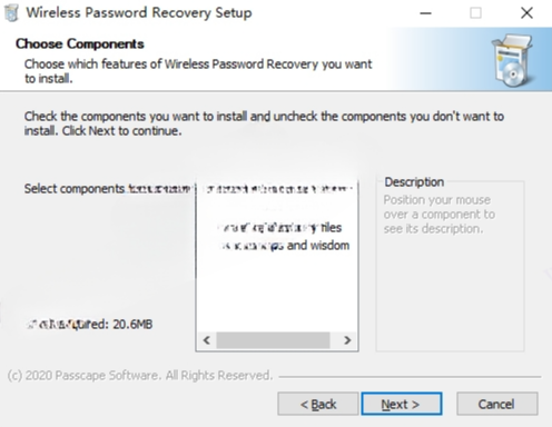 Wireless Password Recovery