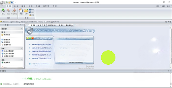 Wireless Password Recovery