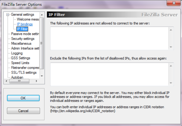 FileZilla Server