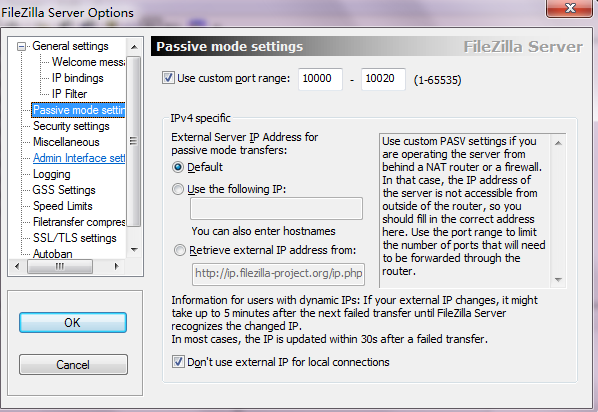 FileZilla Server