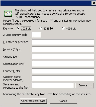 FileZilla Server