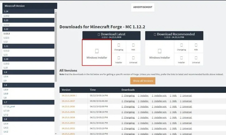 我的世界forge